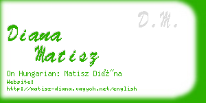 diana matisz business card